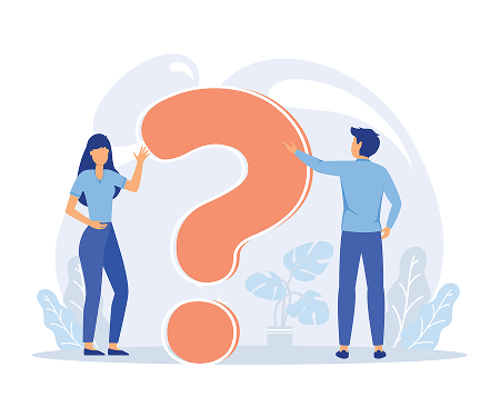 Business professionals asking questions about safe AI implementation and compliance